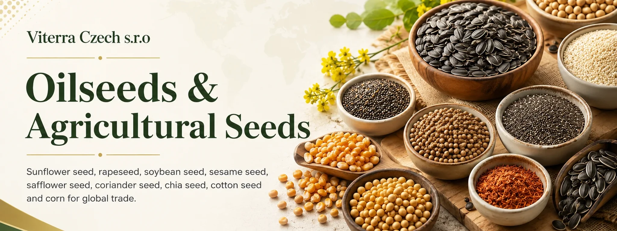 Oilseeds and agricultural seeds